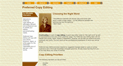 Desktop Screenshot of preferredcopyediting.com